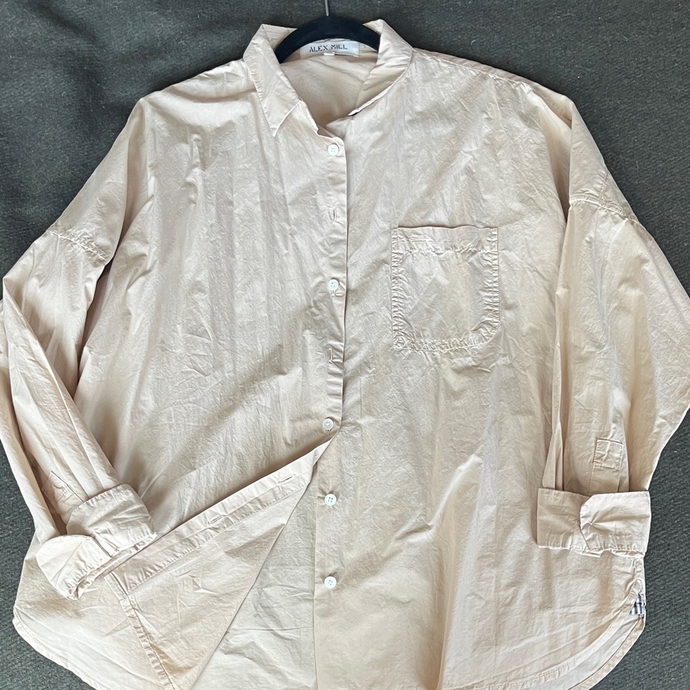 Alex Mill Jo Shirt Cotton Poplin - Picture 7 of 8